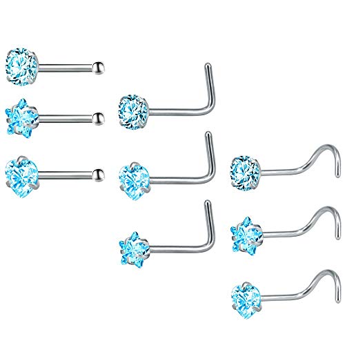 9-12pcs-20g-stainless-steel-nose-stud-ring-piercing-nose-bone-l-shaped-nose-screws-economic-set