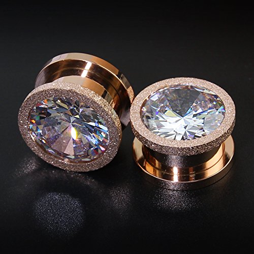 Cubic deals zirconia plugs