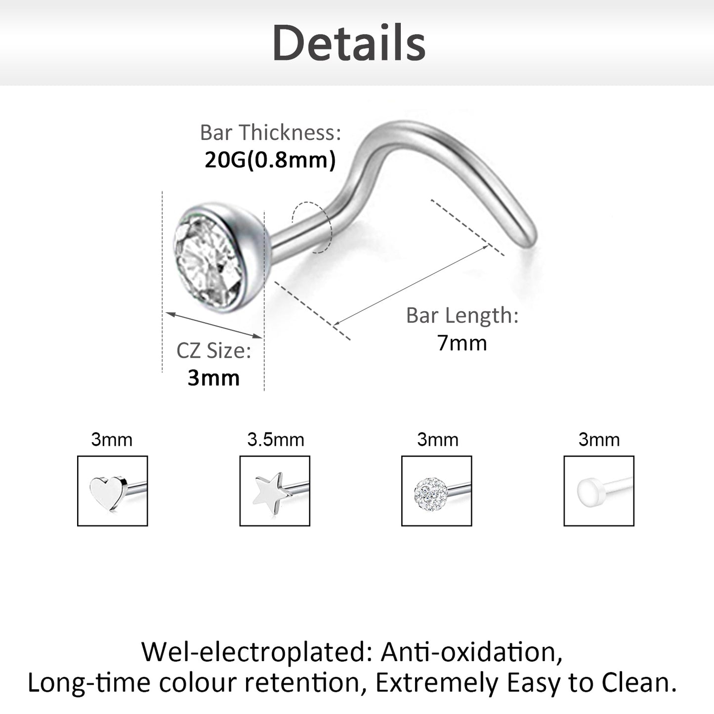 54-pcs-Set-Stainless-Steel-Clear-Bioflex-Nose-Rings-Nose-Bone-L-Shaped-Nose-Screws-Economic-Set