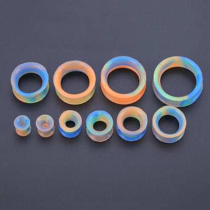 5-22mm-Thin-Silicone-Flexible-Blue-Green-Orange-Ear-Tunnels-Double-Flared-Expander-Ear-plug-tunnel