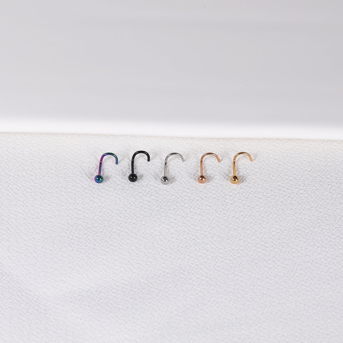 12pcs-set-ball-nose-ring-piercing-nose-corkscrew-stud-economic-set