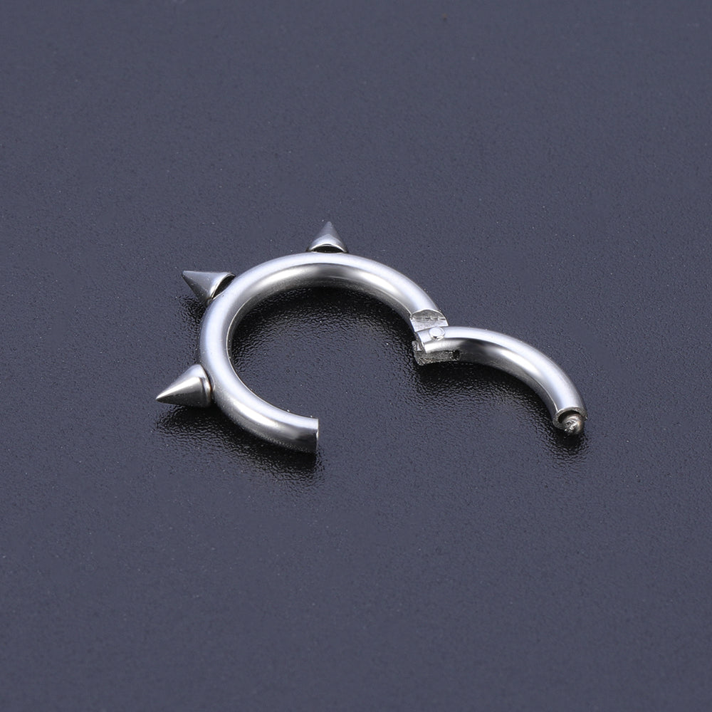 14g-spike-cliker-septum-ring-stainless-steel-punk-helix-cartilage-piercing