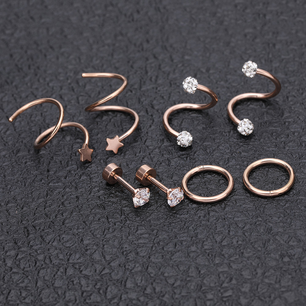 8pcs-set-star-crystal-stud-earring-rose-gold-ear-stud-economic-set