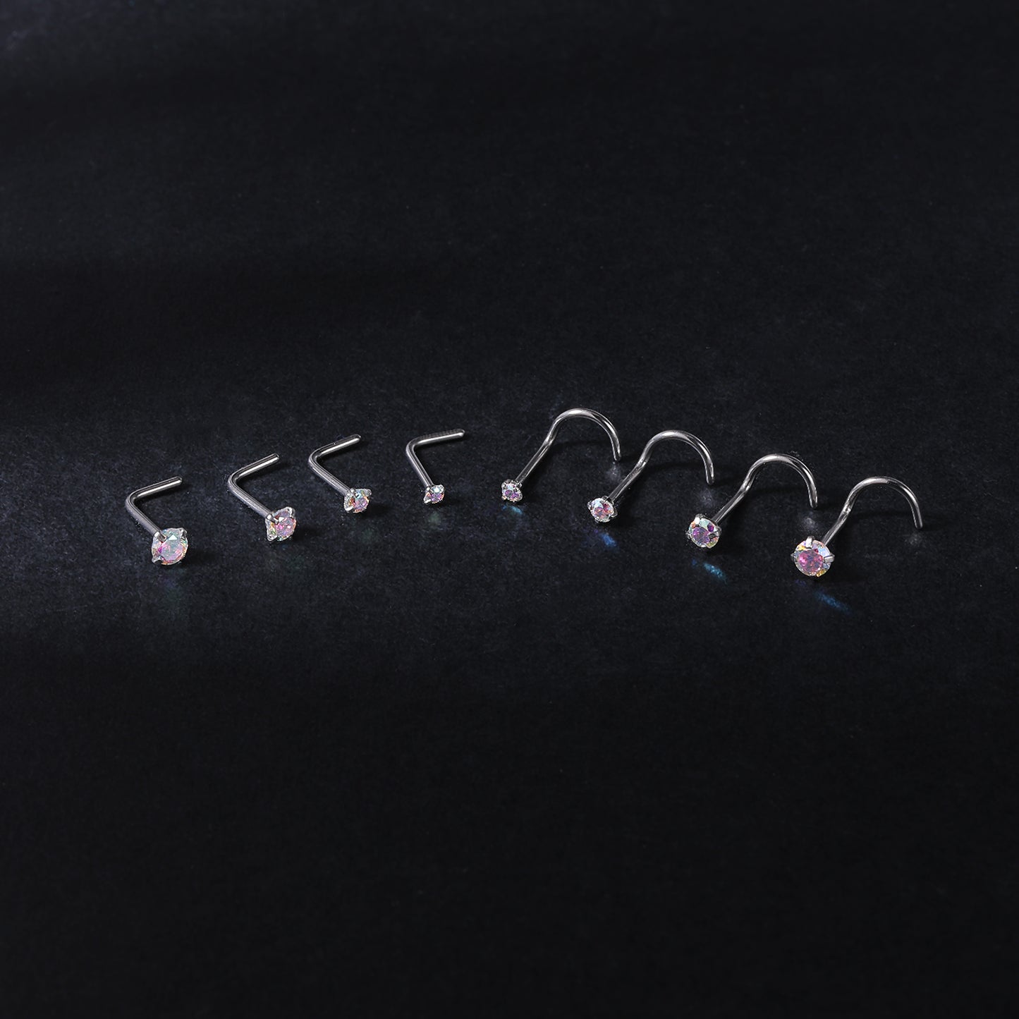 8pcs-set-ab-white-cz-nose-piercing-l-shaped-screws-silver-nose-rings-economic-set