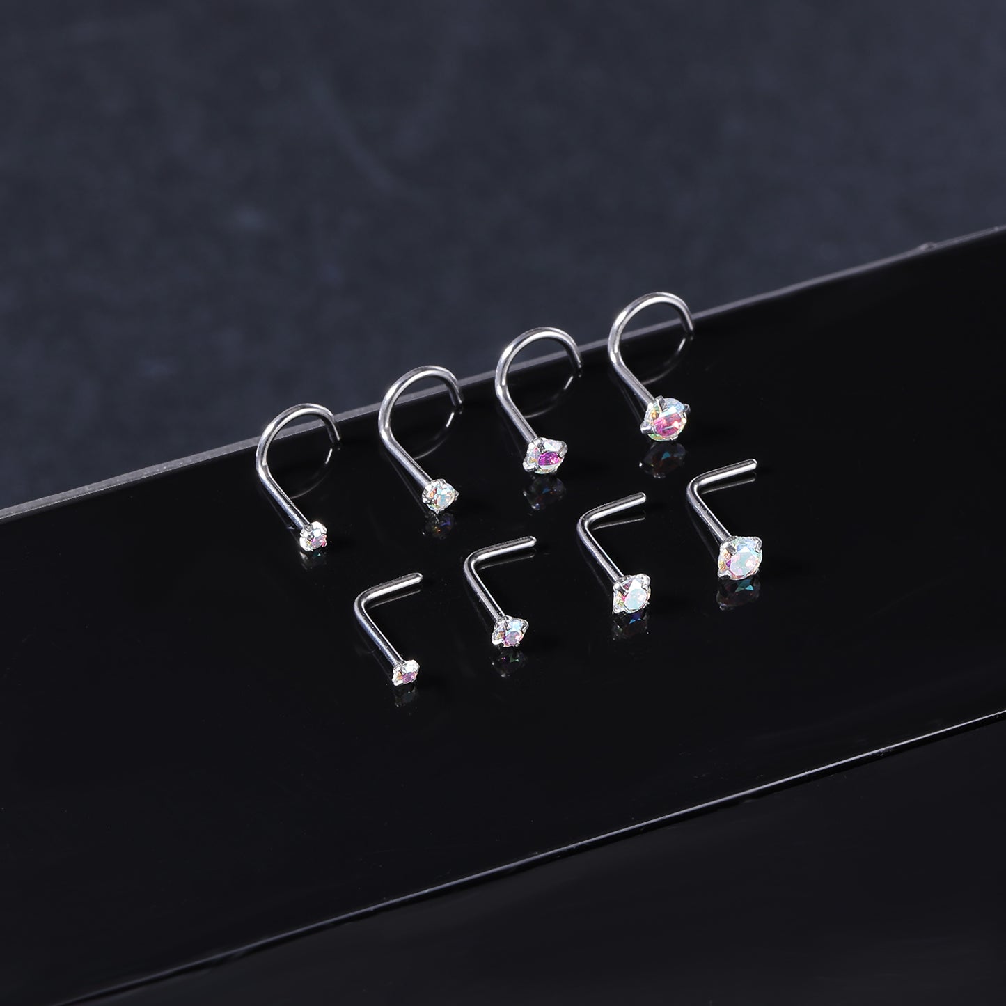 8pcs-set-ab-white-cz-nose-piercing-l-shaped-screws-silver-nose-rings-economic-set