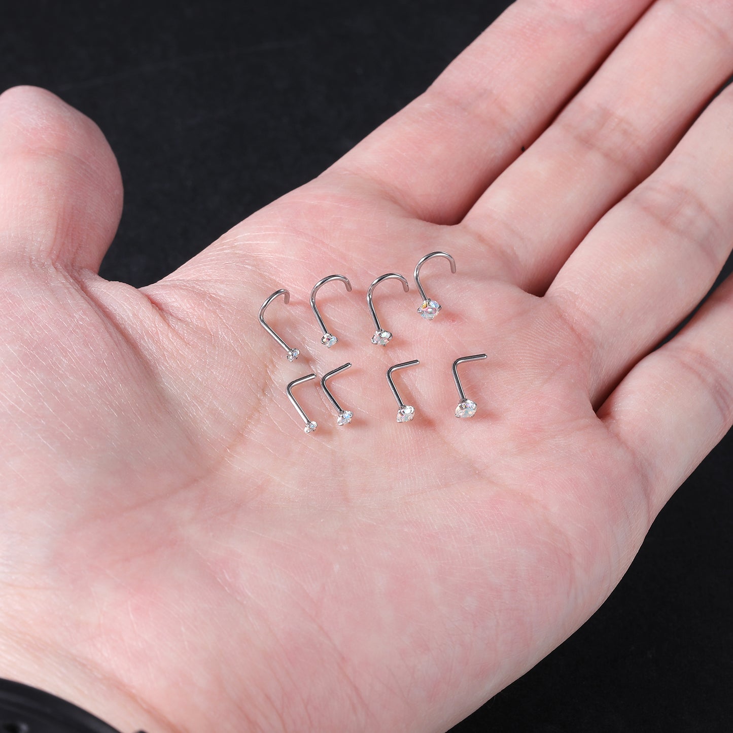 8pcs-set-ab-white-cz-nose-piercing-l-shaped-screws-silver-nose-rings-economic-set