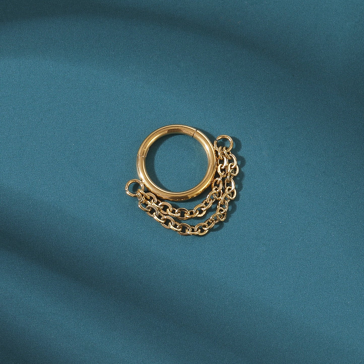 16g-gothic-double-chains-nose-septum-ring-gold-sliver-clicker-stainless-steel-helix-cartilage-piercing