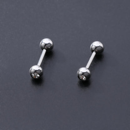 crystal stud earring