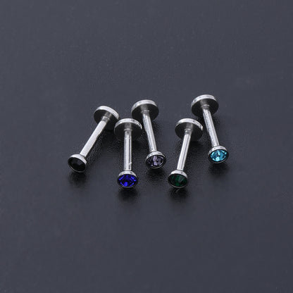 20 Pcs Labret Monroe Lip Piercing Rings Crystal Cartilage Piercing Earrings-Economic Set