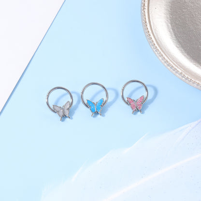 16g-3-colors-butterfly-nose-ring-septum-clicker-cartilage-helix-piercing