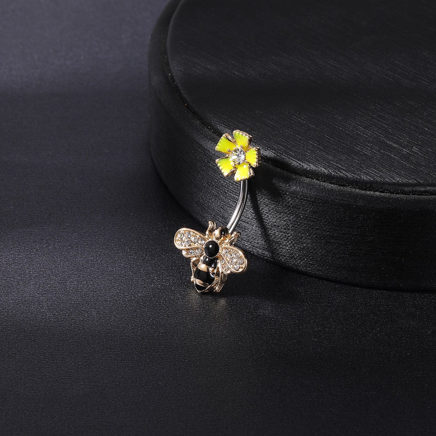 14g-bee-belly-button-rings-alloy-flower-patteren-belly-navel-piercing