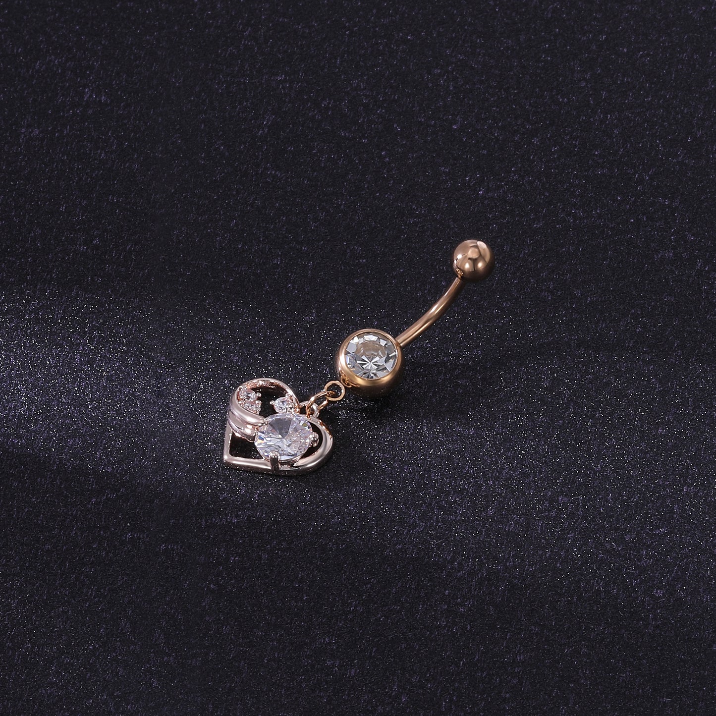 14g-Dangle-Heart-Rose-Gold-Navel-Rings-Double-Crystal-Navel-Ring-Piercing-Jewelry