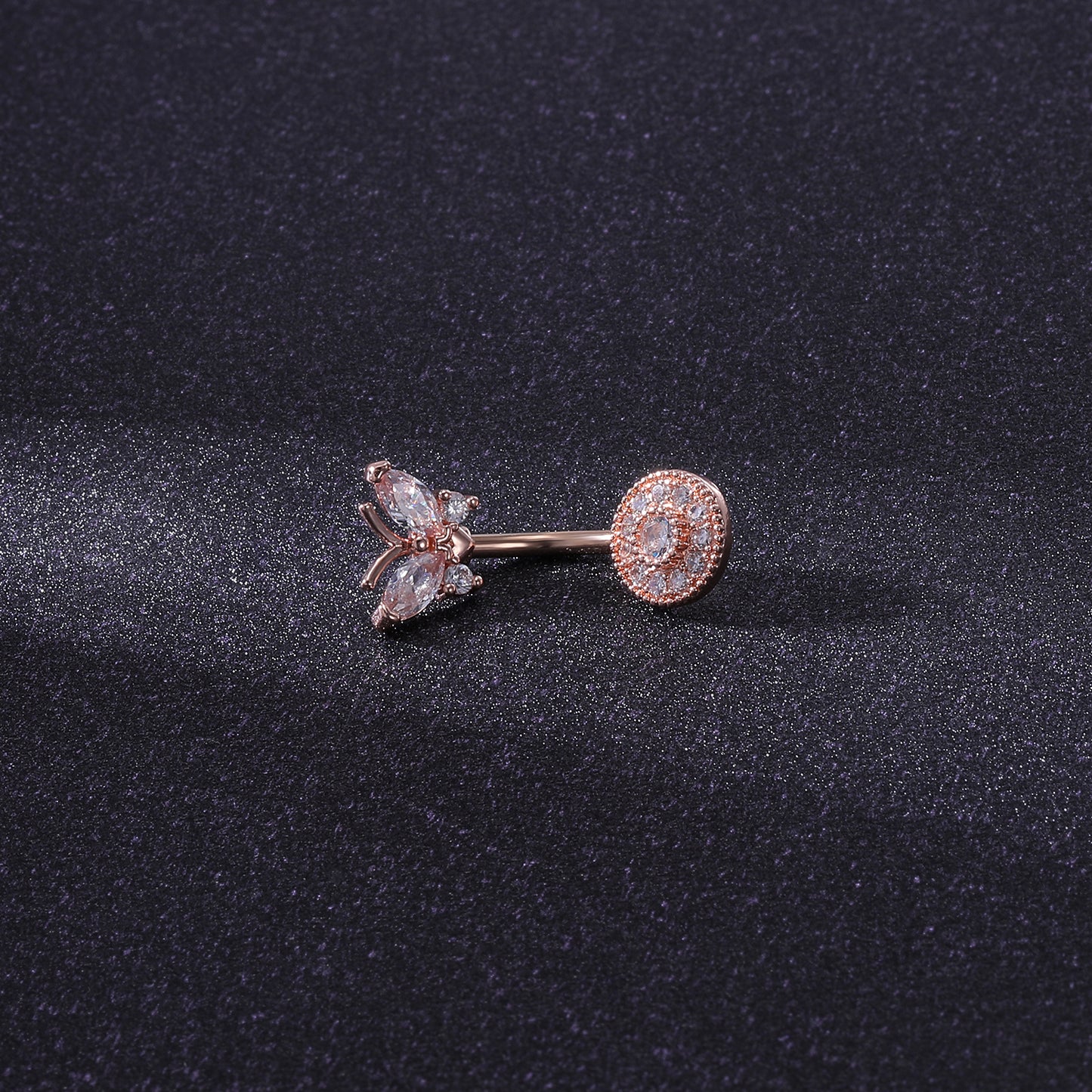 14g-Butterfly-Belly-Piercing-Rose-Gold-Cubic-Zirconia-Belly-Belly-Button-Rings-Jewelry