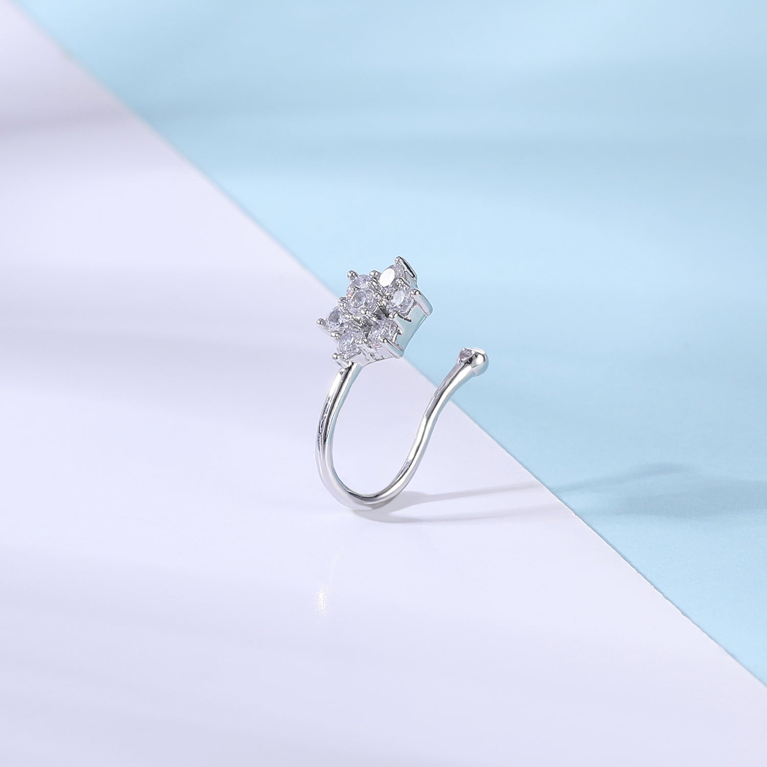 zs-white-zircon-flower-u-shaped-nose-clip-simple-stainless-steel-fake-nose-ring