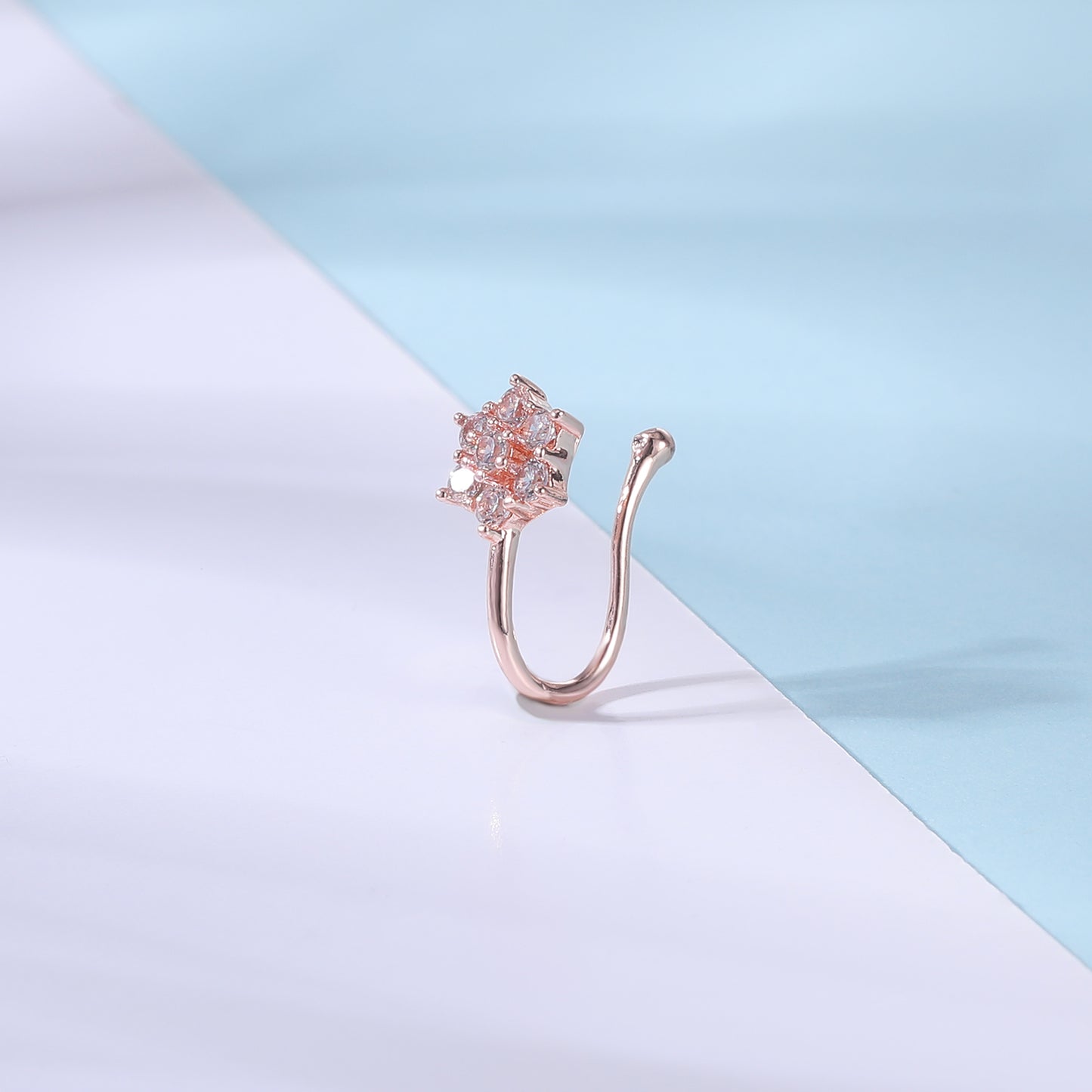 zs-white-zircon-flower-u-shaped-nose-clip-simple-stainless-steel-fake-nose-ring