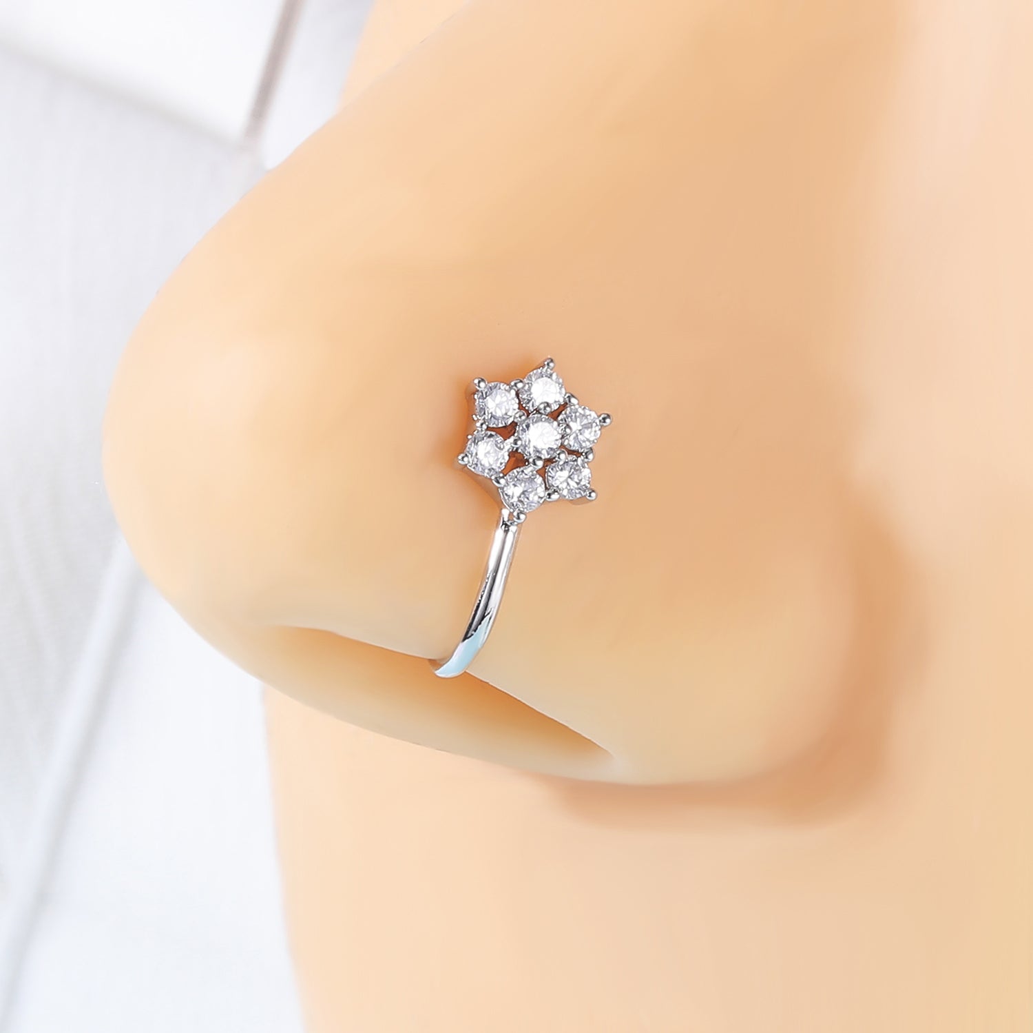 zs-white-zircon-flower-u-shaped-nose-clip-simple-stainless-steel-fake-nose-ring