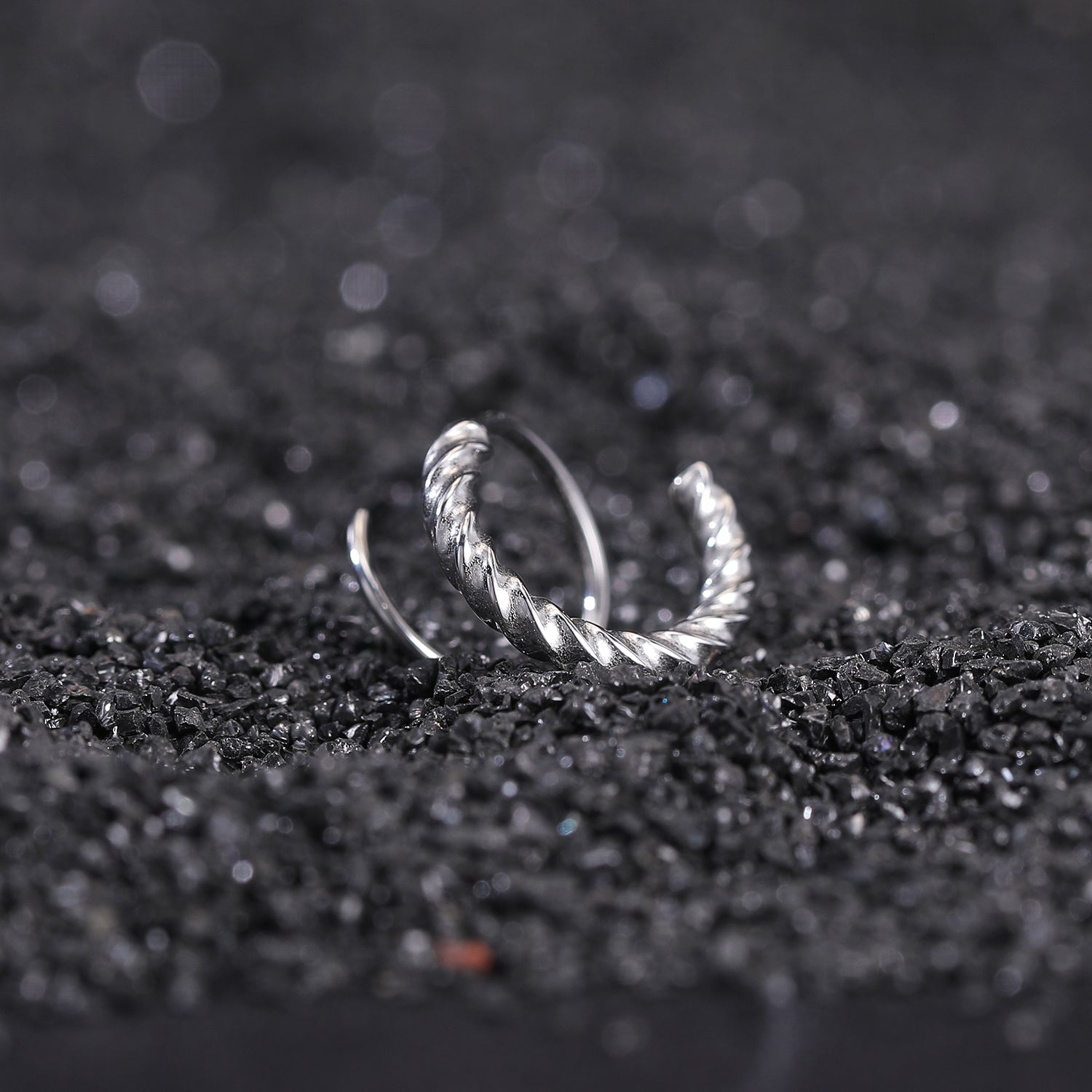 16g-double-ring-clicker-nose-ring-sprial-cartilage-helix-piercing