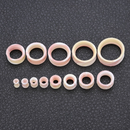 3-25mm-Thin-Silicone-Flexible-Pink-Yellow-White-Ear-Tunnels-Double-Flared-Expander-Ear-Gauges