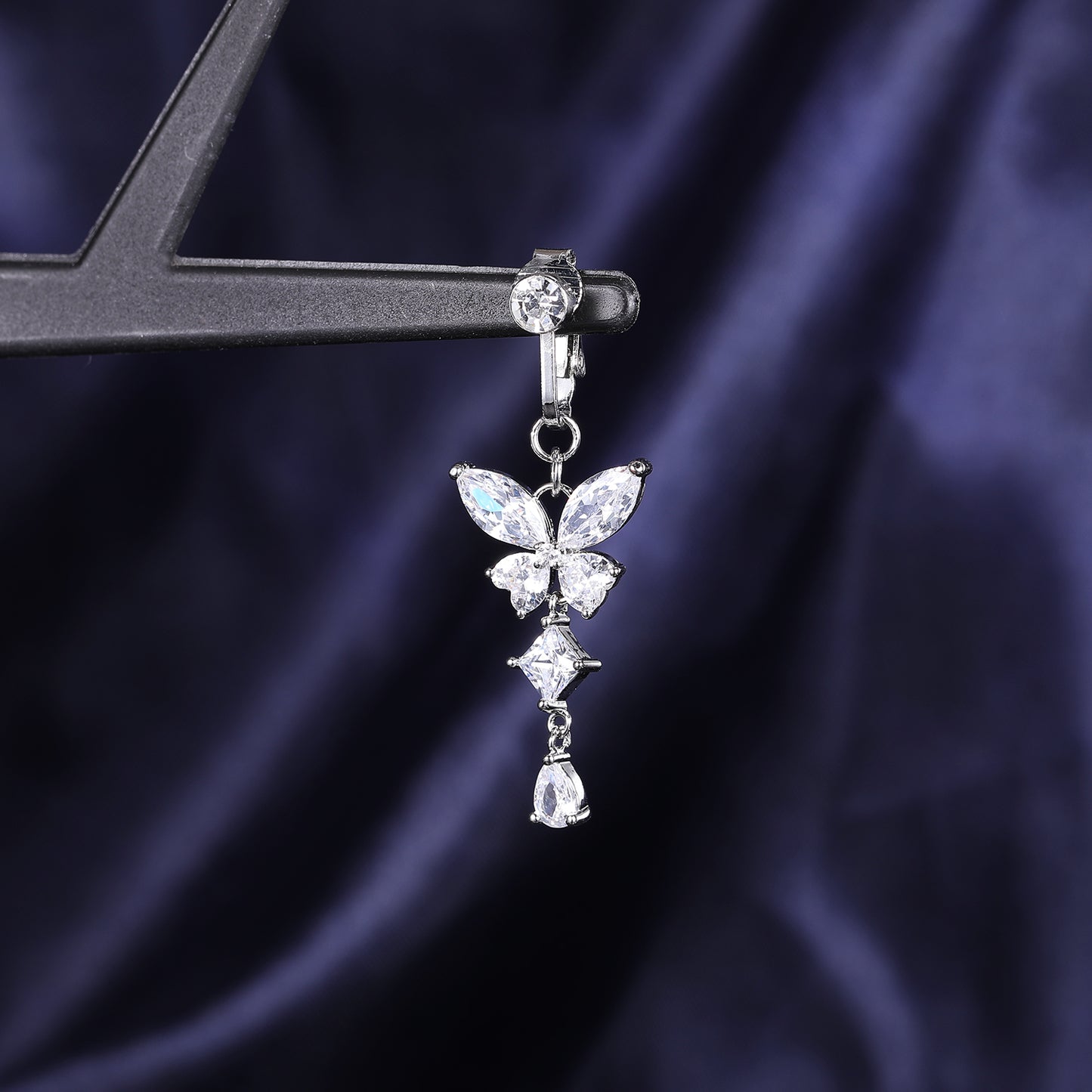 fake-butterfly-dangle-belly-navel-clip-crystal-belly-button-ring