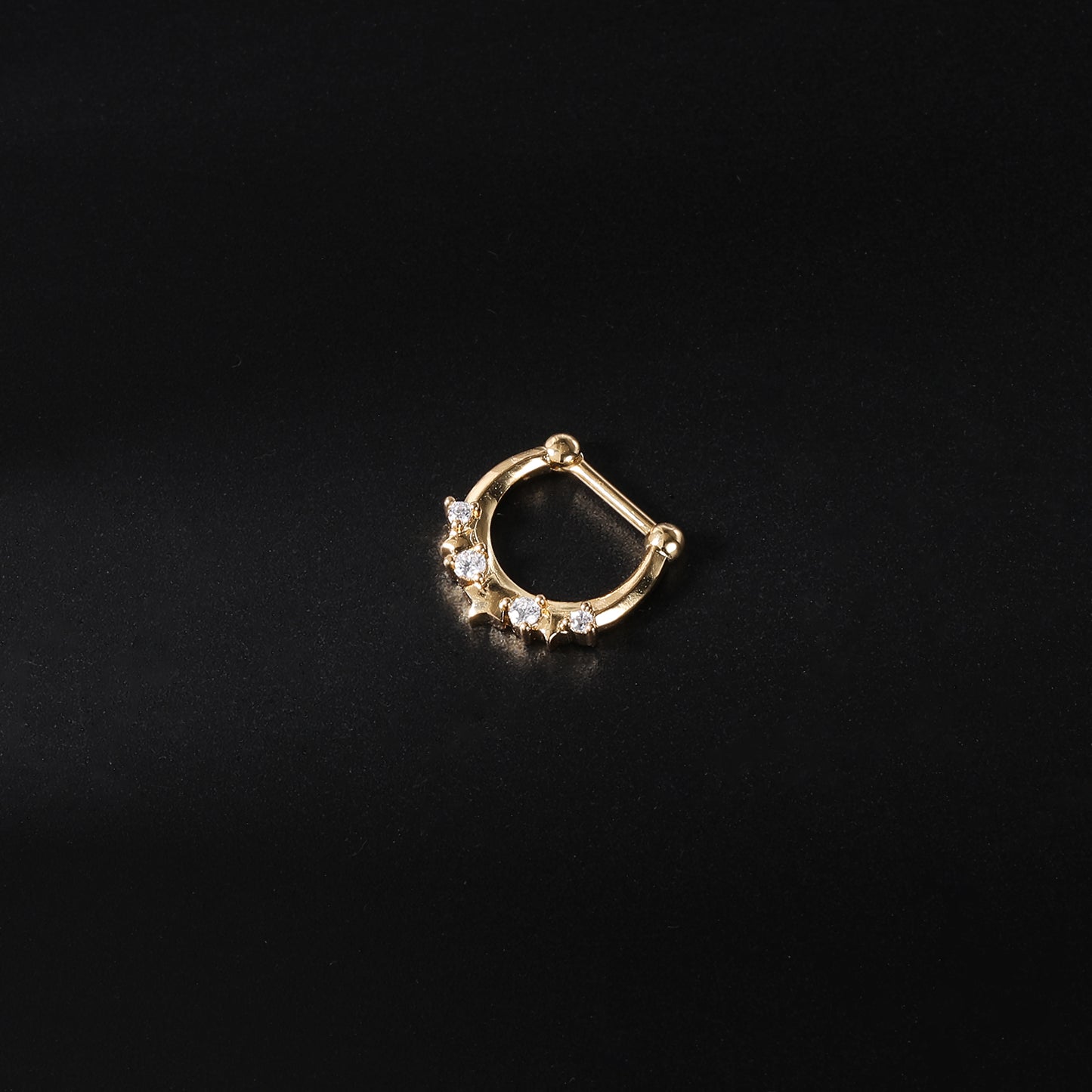 16g-white-zircon-nose-septum-clicker-ring-gold-sliver-star-stainless-steel-helix-cartilage-piercing