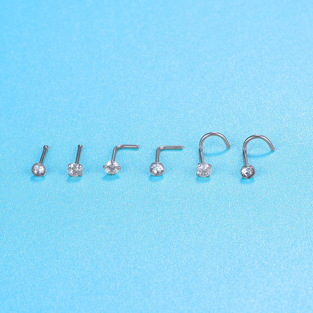 nose piercing ring stud