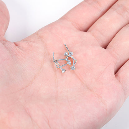 12-Pcs-20g-Silver-Nose-Stud-Ring-Piercing-Nose-Bone-L-Shaped-Nose-Screws-Economic-Set