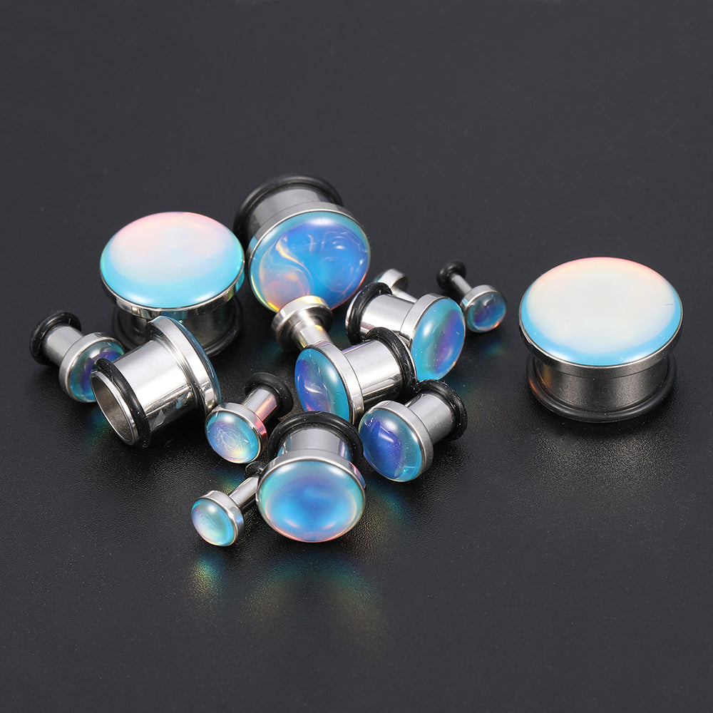 6-16mm-Stainless-Steel-Blue-Changing-Ear-Stretchers-Single-Flare-Expander-Ear-Gauges