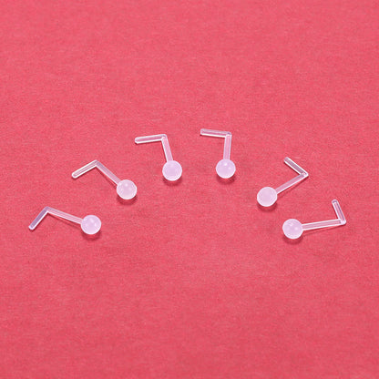 60-Pcs-Set-Clear-Bioflex-Nose-Rings-Piercing-L-Shaped-Nose-Studs-Economic-Set