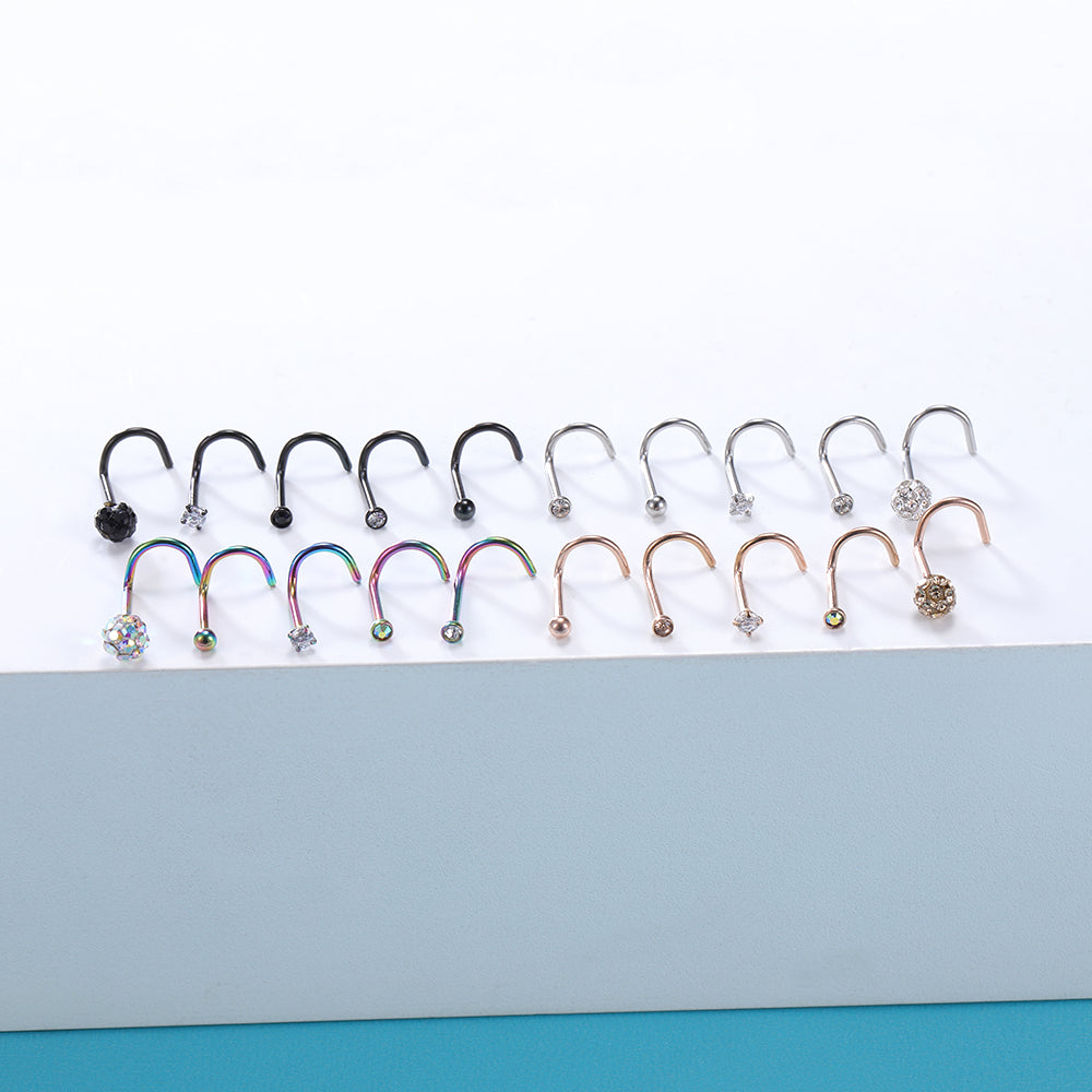 20-Pcs-Set-Mixed-Color-Nose-Studs-Zirconia-Nose-Screw-Piercings-Economic-Set