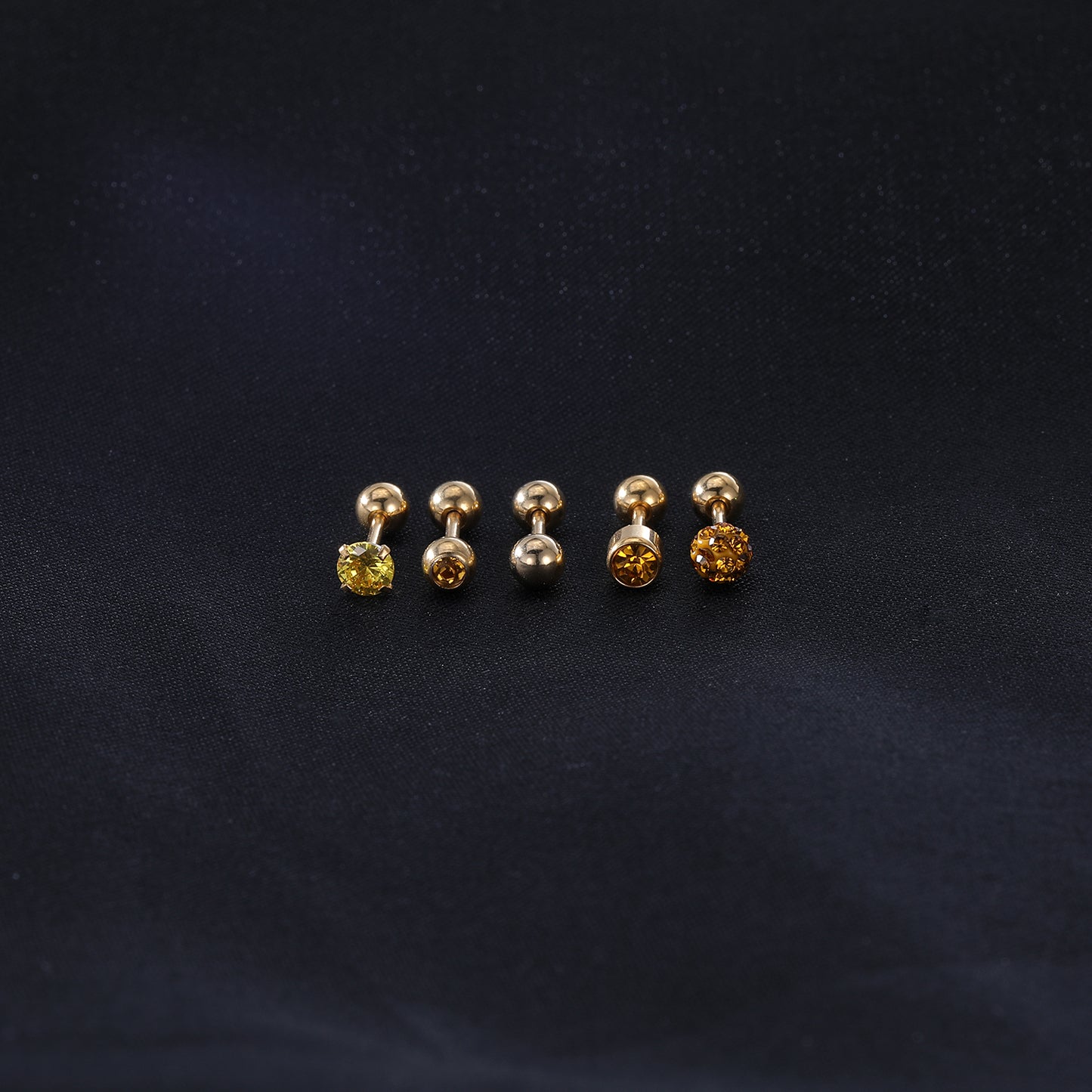 crystal stud earrings