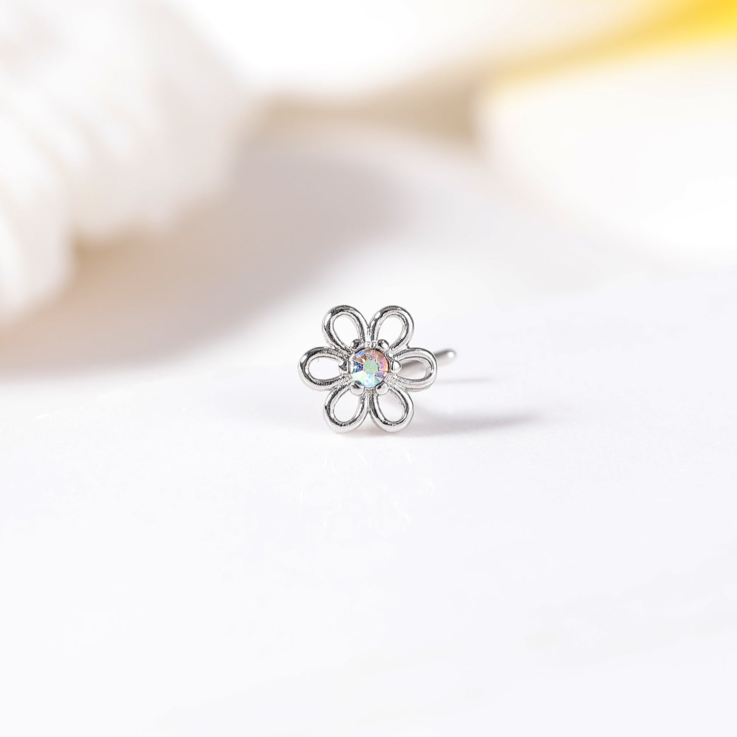 20g-copper-flower-nose-stud-piercing-l-shaped-nostril-piercing-ab-white-crystal-nose-ring