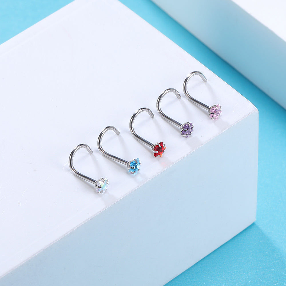 25-Pcs-Set-Mixed-Color-Nose-Rings-Stainless-Steel-Bioflex-Nose-Screw-Piercing-Economic-Set