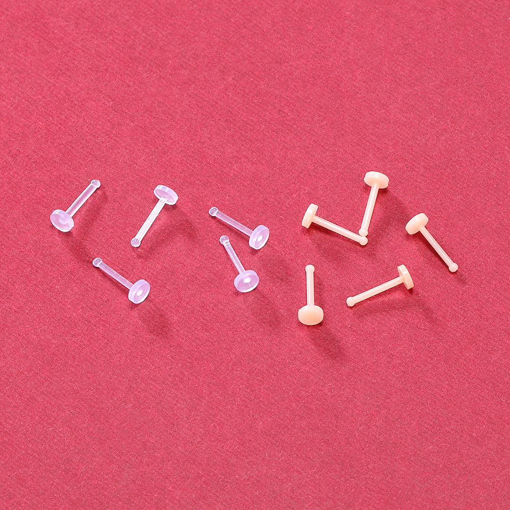 40-Pcs-Set-Multicolor-Nose-Rings-Crystal-Clear-Bioflex-Nose-Bone-Piercing-Economic-Set