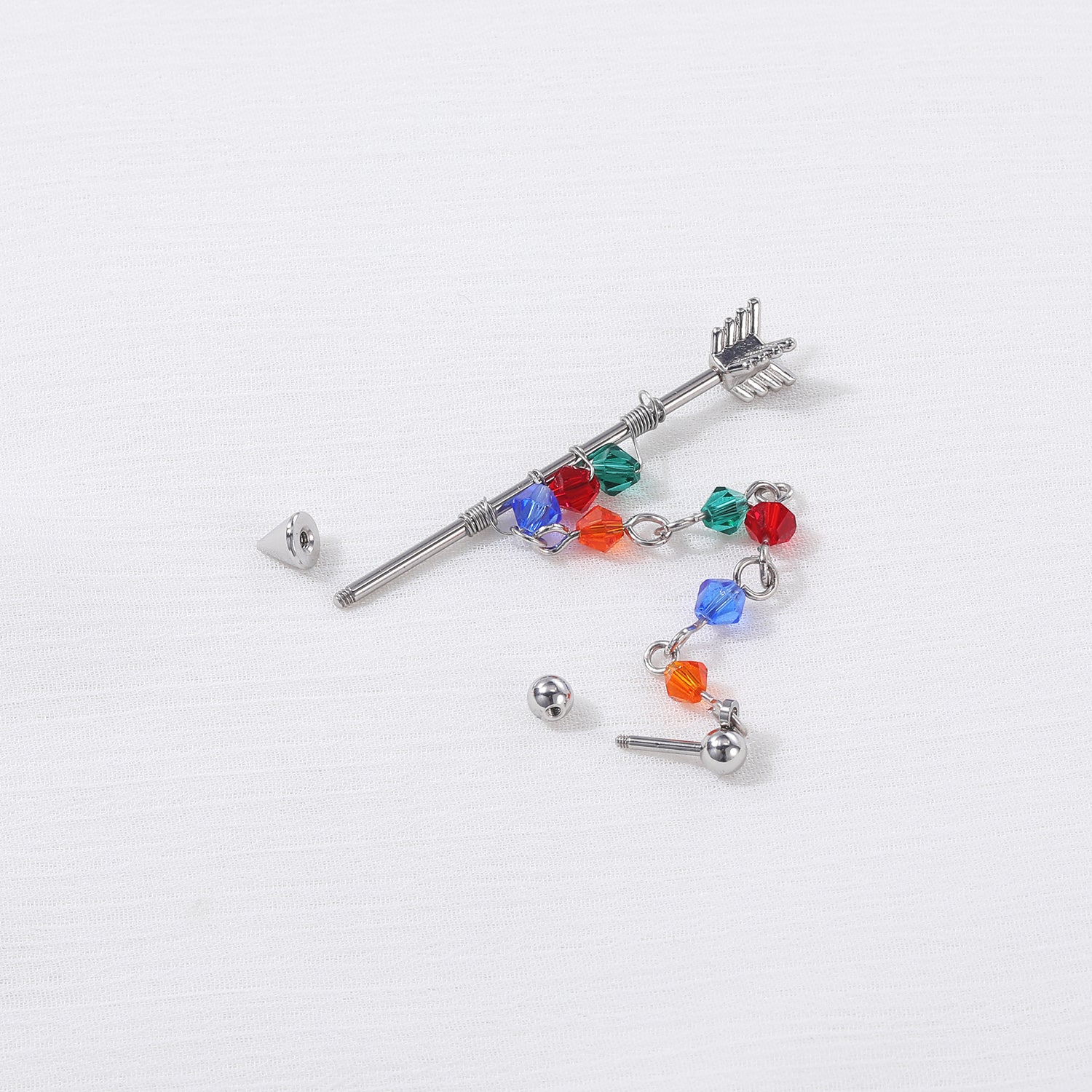 14g-arrow-industrial-barbell-earring-dangle-chain-stud-earring-piercing