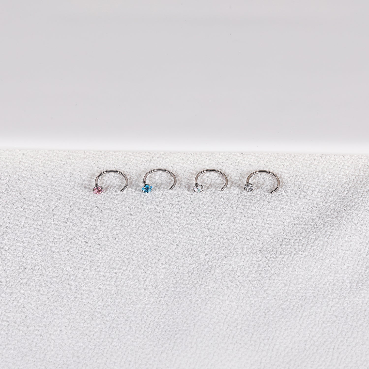 20g-star-crystal-nose-stud-piercing-c-shaped-nose-rings