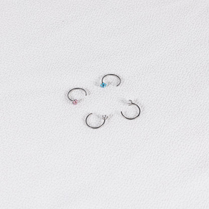 20g-star-crystal-nose-stud-piercing-c-shaped-nose-rings