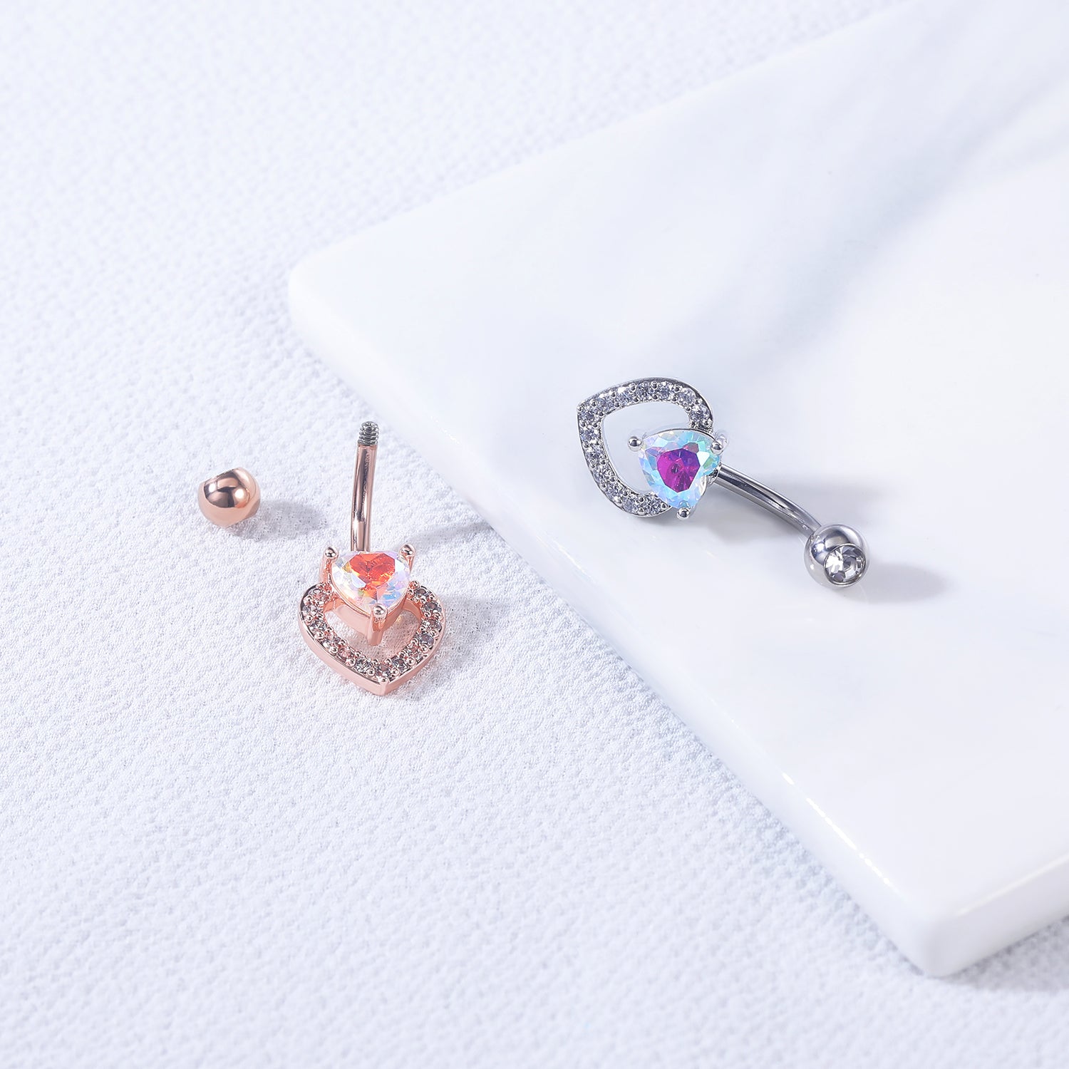 heart-belly-button-rings-ab-white-crystal-belly-navel-piercing