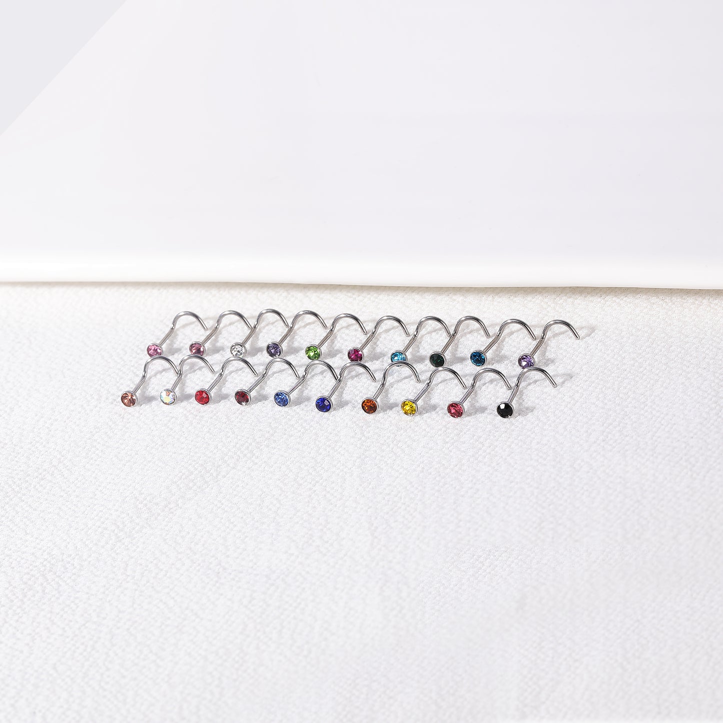 20pcs-set-20g-crystal-nose-pin-piercing-corkscrew-nose-stud