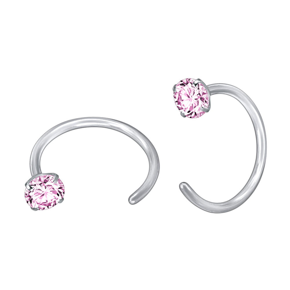 1Pc-20g-Round-Cubic-Zirconia-Nose-Ring-Piercing-C-Shape-Nose-Stud