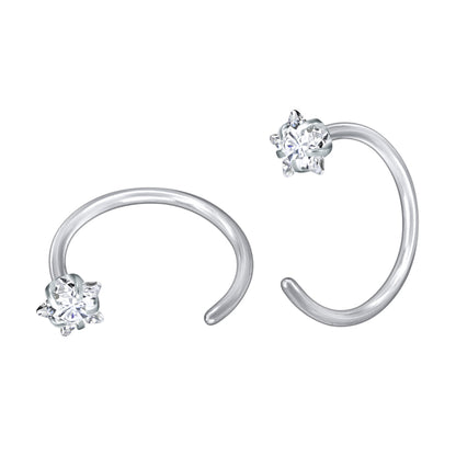 1Pc-20g-Star-Cubic-Zirconia-Nose-Ring-Piercing-C-Shape-Nose-Stud