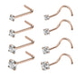 8pcs-set-cz-nose-piercing-l-shaped-screws-rose-gold-nose-rings-economic-set