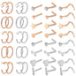 44-Pcs-Set-Silver-Rose-Gold-Nose-Rings-Piercing-Nose-Bone-L-Shaped-Nose-Screws-Economic-Set