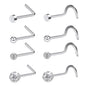 8-Pcs-Set-20g-L-Shaped-Nose-Screw-Rings-Round-Crystal-Nose-Piercing-Economic-Set