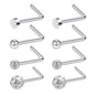 8-Pcs-Set-20g-L-Shaped-Nose-Studs-Round-Nose-Piercing-Economic-Set