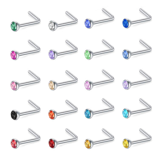 20-Pcs-Set-Multicolor-Nose-Piercings-Crystal-Nose-Stud-L-Shaped-Economic-Set