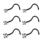 6pcs-set-black-nose-stud-rings-crystal-nose-corkscrew-piercing-economic-set