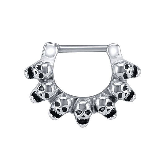 16G-Skull-Septum-Clicker-316L-Stainless-Steel-Nose-Septum-Ring