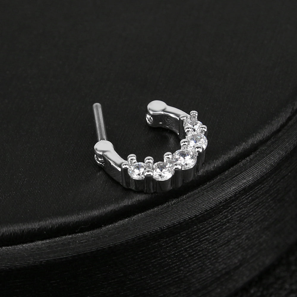 16G-Septum-Clicker-White-Zirconia-Helix-Tragus-Conch-Earrings