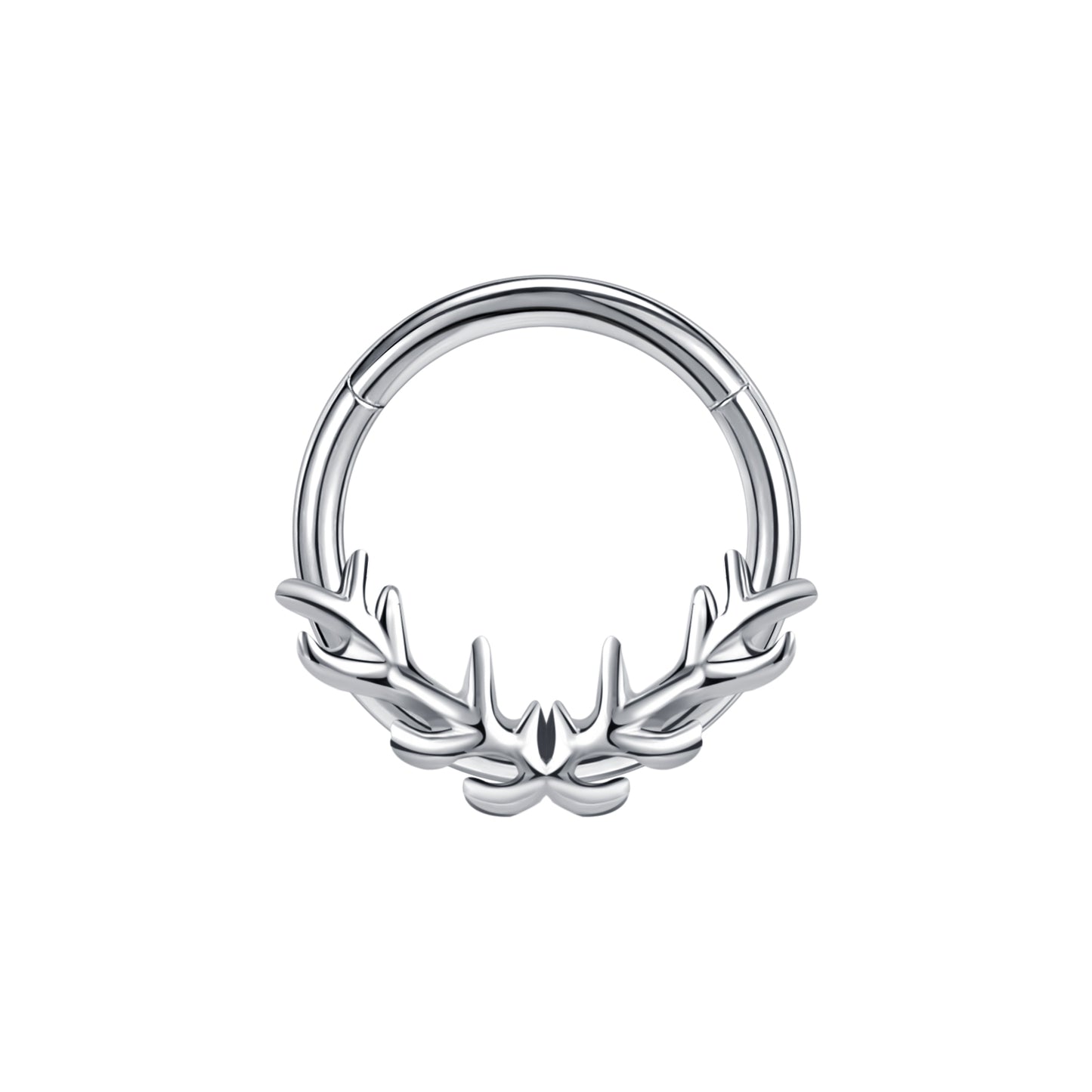 16g-antlers-nose-clicker-septum-ring-stainless-steel-cartilage-helix-piercing