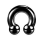 Large Size Nose Septum Rings Horseshoe Ring Piercing Stainless Steel Ear Piercing Plug Tunnel